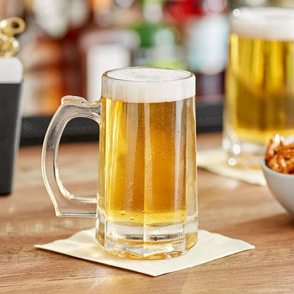 26oz Engraved Beer Mug with Handle | Personalized Barware Gift - JPLaser Engraving Services