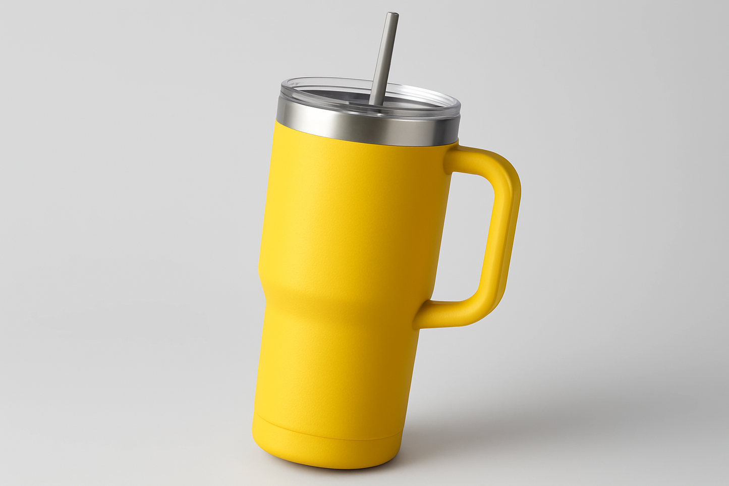 Custom engraved yellow, delete 40oz stainless tumbler – insulated drinkware with straw