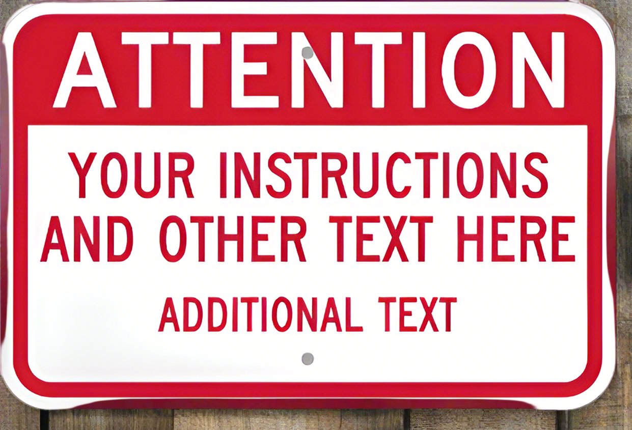 Custom Full-Color Aluminum Sign | Personalized Indoor/Outdoor Metal Sign - JPLaser Engraving Services