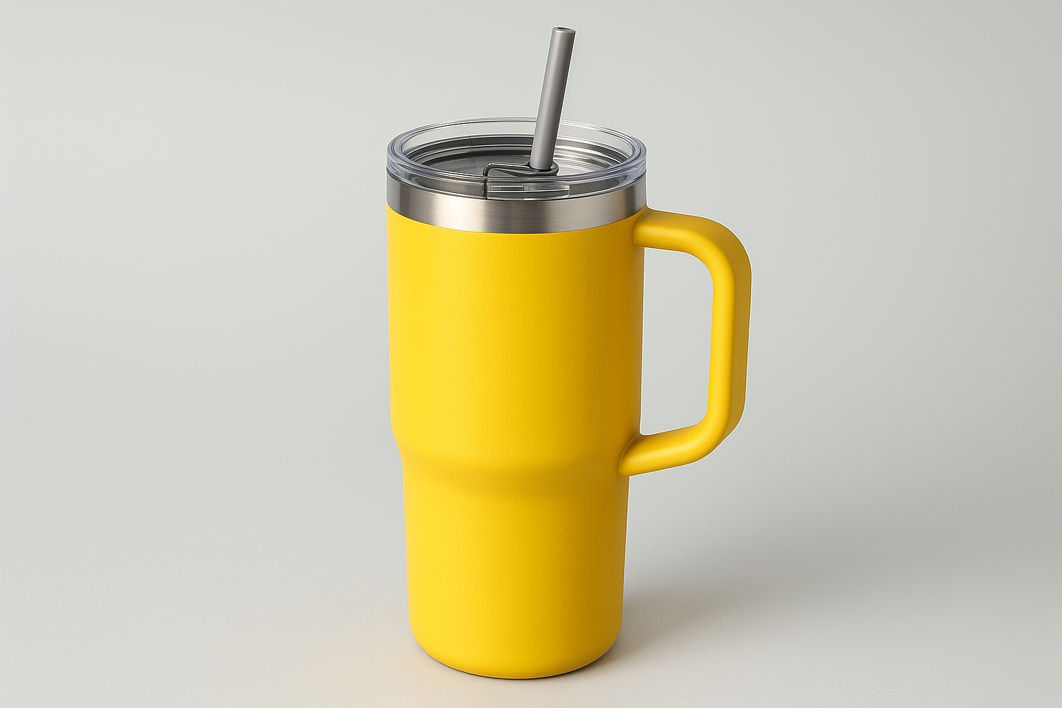 Custom engraved 40oz stainless steel tumbler – Yellow – JPLaser Engraving Services

