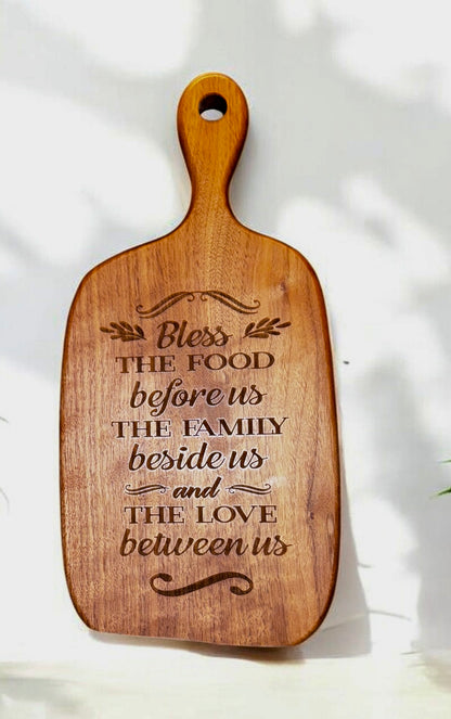 Custom Engraved Cutting Board | Personalized Kitchen Gift - JPLaser Engraving Services