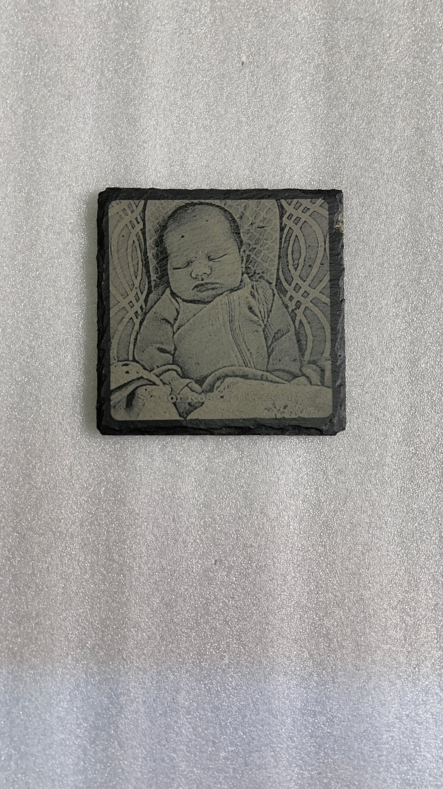 Personalized Slate Coaster Set (4, 8, or 12)