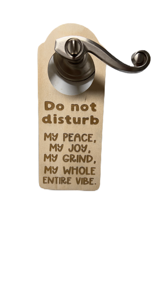 Engraved Wooden Door Hanger | Personalized Hanging Sign with Hooks - JPLaser Engraving Services