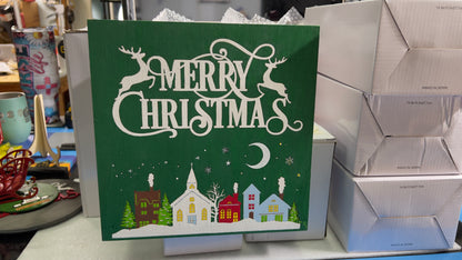 Hand-Painted Holiday Decor | Engraved Wood Art by Local Artist - JPLaser Engraving Services