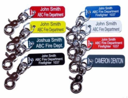 Fire Department Accountability Tags | First Responder Command ID Tags - JPLaser Engraving Services