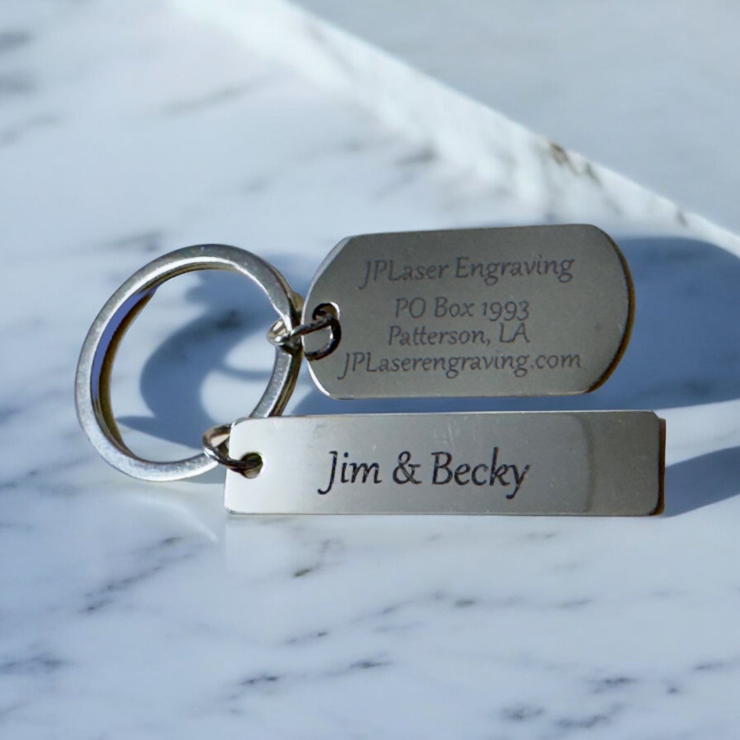 Personalized Stainless Steel Keychain