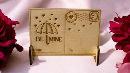 Valentine’s Day Figurine & Card Laser Cut Set | Lovers Gift Box - JPLaser Engraving Services