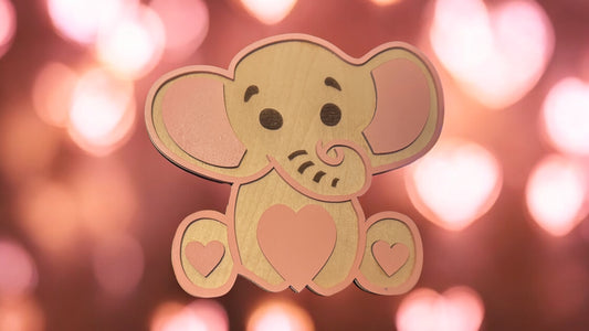 Newborn Hospital Announcement Sign | Baby Girl or Boy Name Reveal Prop - JPLaser Engraving Services