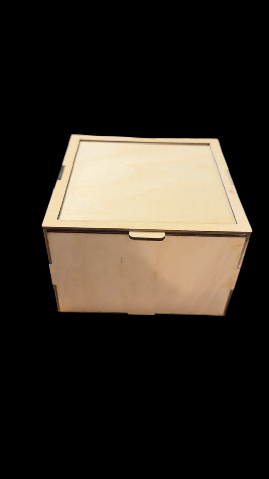 Baby Keepsake Box — Optional Engraving, Fits Milestone Discs
