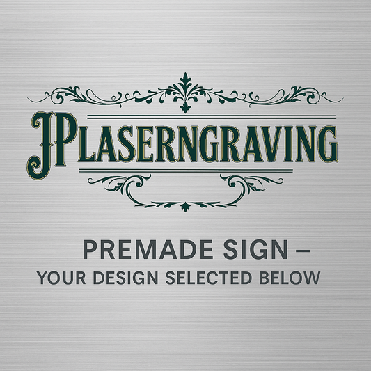 Pre-Made Aluminum Signs — Parking & Security Styles