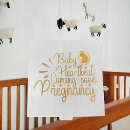 Baby Milestone Discs with Custom Engraved Keepsake Box | Personalized Lid Option