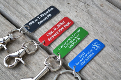 Fire Department Accountability Tags | First Responder Command ID Tags - JPLaser Engraving Services