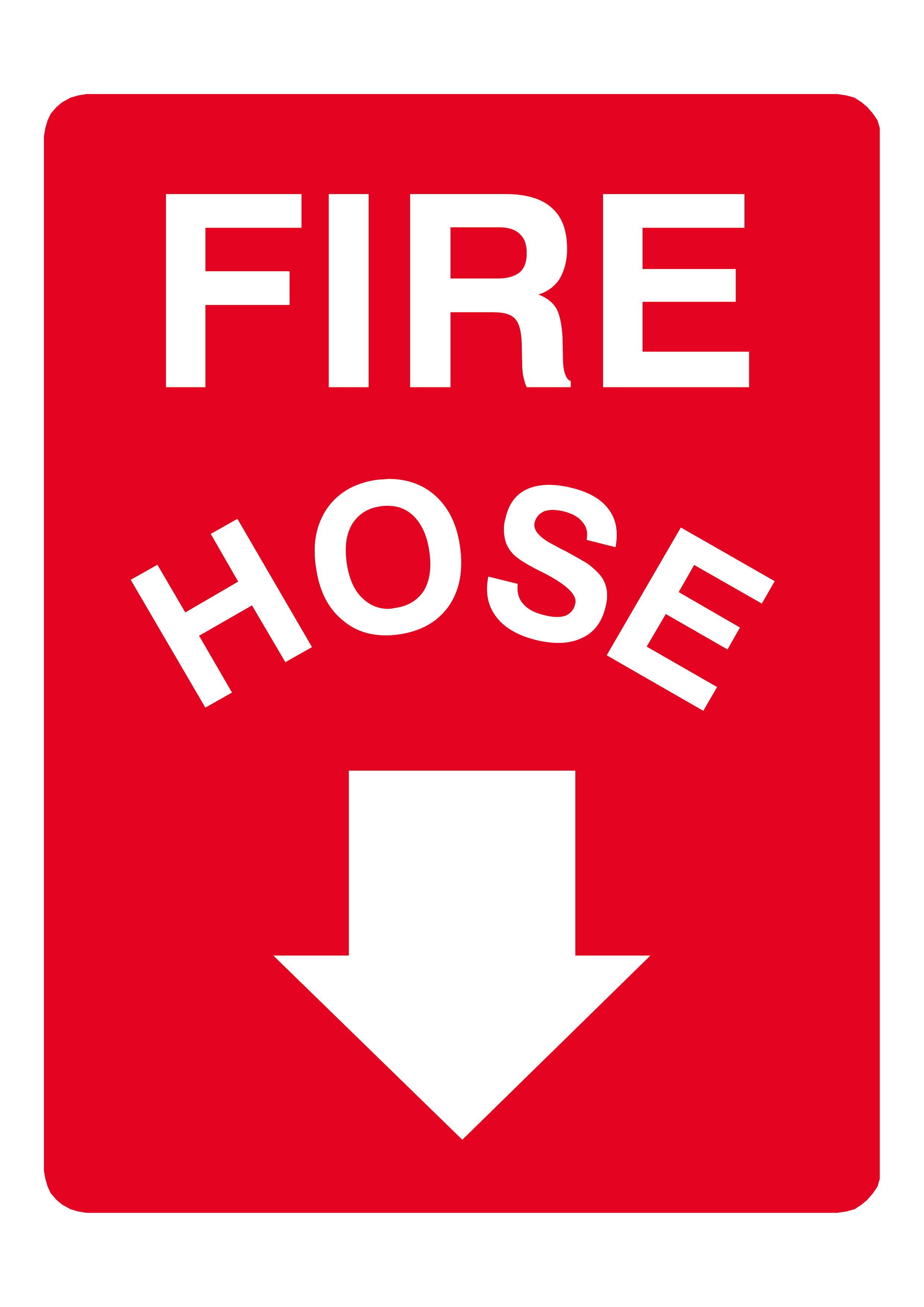 Fire Sign High Definition JPLaser Engraving Services – Fire Safety Sign #21 | 6x8 Metal | JPLaser ...