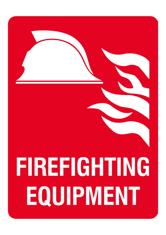 Fire safety sign #22 – sublimated aluminum, indoor/outdoor, 6x8