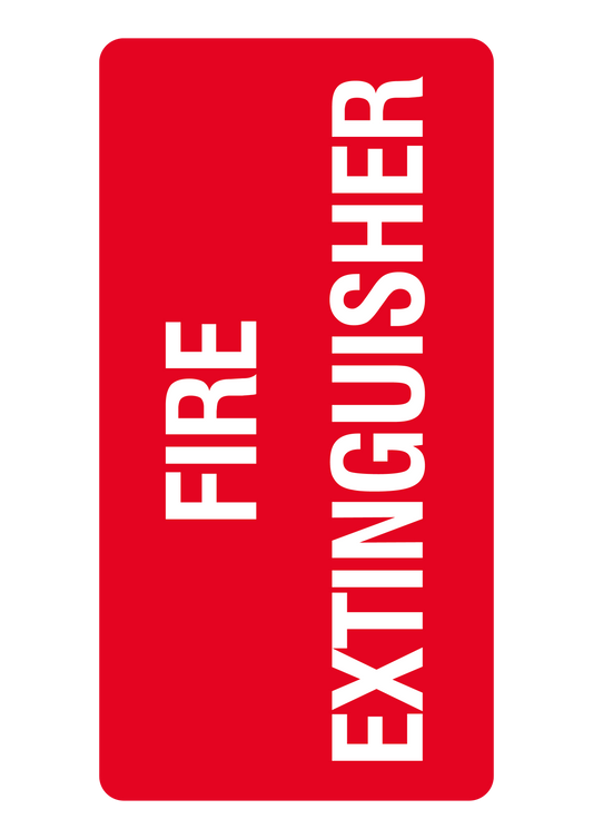 Fire safety sign #30 – sublimated aluminum, indoor/outdoor, 6x8