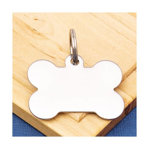 Custom Stainless Steel Pet Tag | Personalized Dog Bone ID Keychain