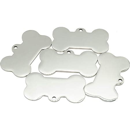 Custom Stainless Steel Pet Tag | Personalized Dog Bone ID Keychain